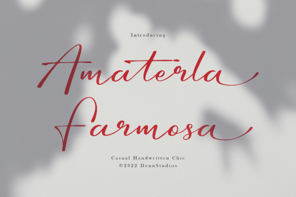 Amaterla Farmosa Font: A Script Amp for Campaign Creativity