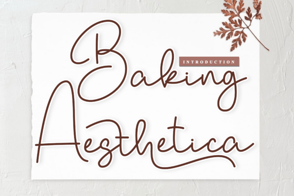 Baking Aesthetica: A Font That Elevates Your Brand