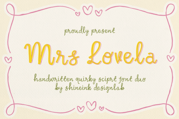 Boost Your Brand with Mrs Lovela Script Font