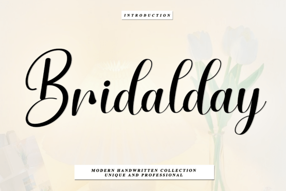 Bridalday: The Font That Elevates Your Campaigns