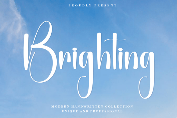 Brighting: A Font for Graceful Expression