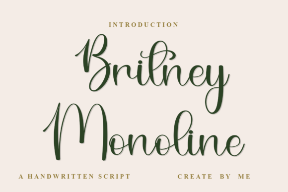 Britney Monoline: A Festive Script for Holiday Branding