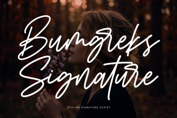 Bumgreks Signature: A Font for Sophisticated Web Design