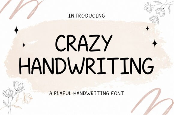 Crazy Handwriting: A Playful Font for Digital Branding