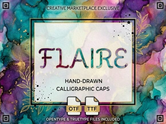 Flaire: A Font for Breezy Editorial Design