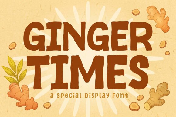 Ginger Times: A Versatile Font for Campaign Creativity