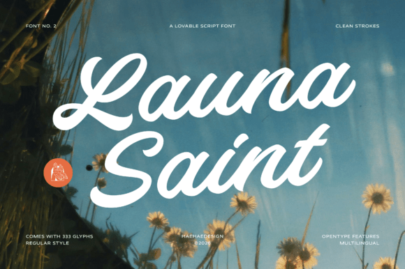 Launa Saint: A Script Font for Web Design and Brand Identity