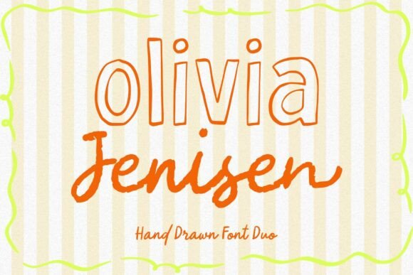 Olivia Jenisen: A Font That Breathes Life Into Your Creations