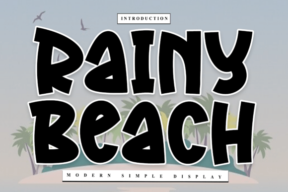 Rainy Beach: A Script Font for Digital Design