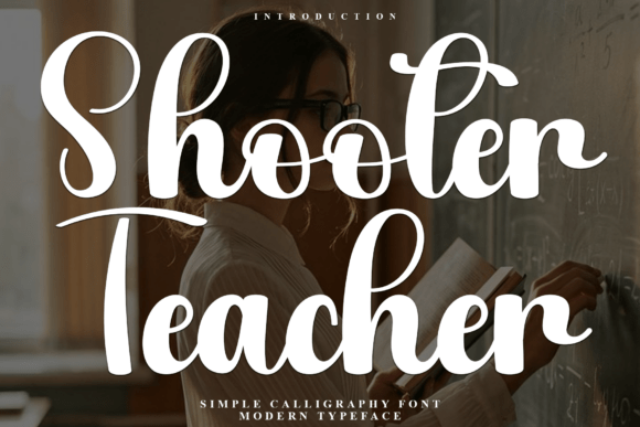 Shooter Teacher: A Festive Font for Digital Design
