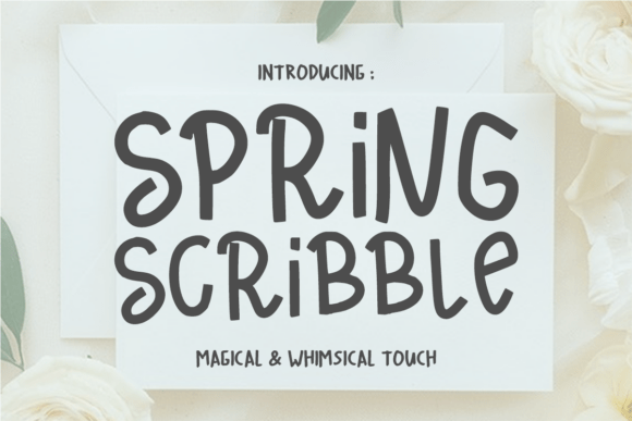 Spring Scribble: The Font That Makes Your Campaigns Pop