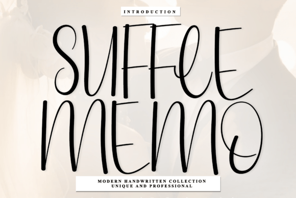 Suffle Memo: The Script Font That Elevates Your Brand