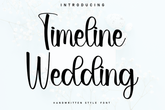 Timeline Wedding: A Script Font for Modern Web Design