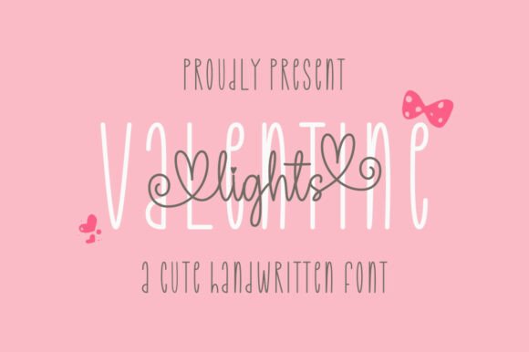 Valentine Lights Duo: A Font for Heartfelt Editorial Design