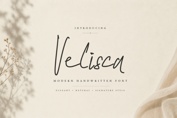 Velisca: A Font That Feels Like a Handwritten Signature