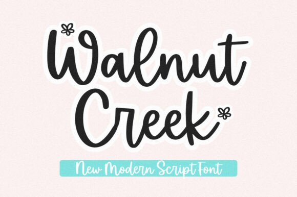 Walnut Creek: A Script Font for Chic Branding
